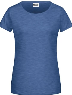 Daiber 8007 Dámské tričko z bio bavlny 02.8007 light denim melange