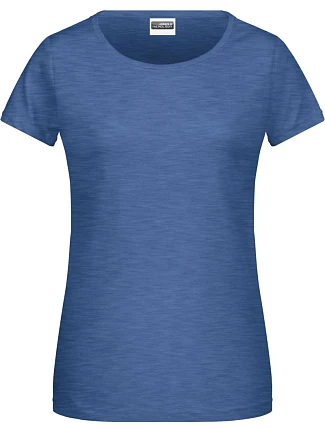 Daiber 8007 Dámské tričko z bio bavlny 02.8007 light denim melange Daiber 8007 Dámské tričko z bio bavlny 02.8007 light denim melange