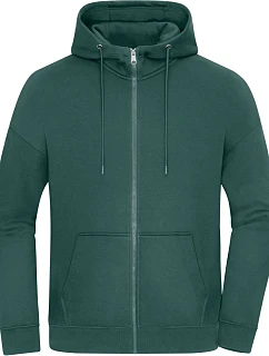Daiber 8043 Těžká unisex oversize mikina s kapucí 02.8043 smoky green