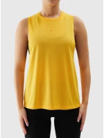 Dámské sportovní rychleschnoucí top loose 4F - oranžový