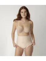 Dámské kalhotky Medium Shaping Series Highwaist Panty béžové - Triumph