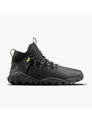 Vivobarefoot MAGNA FOREST ESC DÁMSKÉ minimalistické turistické boty OBSIDIAN/LIME (209082-02)