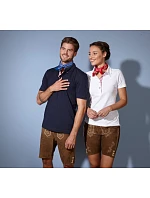Daiber JN 715 Dámské piqué polo v tradičním krojovém stylu 02.0715 royal/royal white Daiber JN 715 Dámské piqué polo v tradičním krojovém stylu 02.0715 royal/royal white