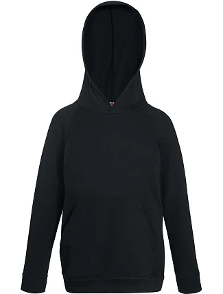 Fruit of the Loom Kids Lightweight Hooded Sweat Dětská mikina s kapucí 16.2009 black Fruit of the Loom Kids Lightweight Hooded Sweat Dětská mikina s kapucí 16.2009 black