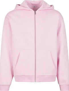 Build your Brand BY 285 Pánská mikina s kapucí z těžké bavlny "Fluffy" 56.0285 soft pink