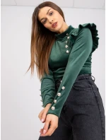 Halenka DHJ BZ 6533A.44P tmavě zelená