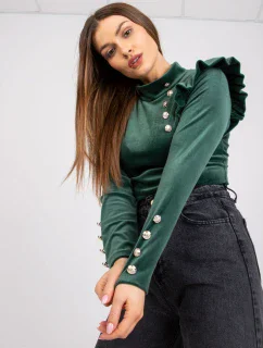 Halenka DHJ BZ 6533A.44P tmavě zelená