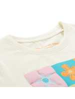 Dětské bavlněné triko ALPINE PRO GERBO creme varianta pa