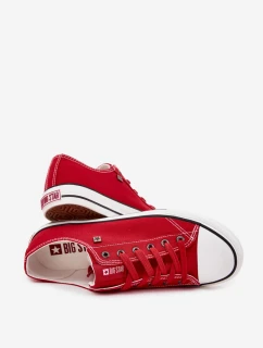 Pánské nízké tenisky Big Star – červené