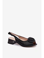 Sandály na podpatku model 229718 Step in style Sandály na podpatku model 229718 Step in style
