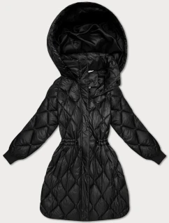 Černá široká dámská zimní oversize bunda Minority (M2-6518-1)