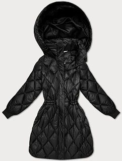 Dámská zimní bunda nadměrné velikosti Minority black (M2-6518-1)