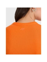 Dámské tričko z vaflového úpletu 4F 4FRSS25TTSHF2749-70S