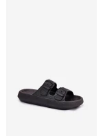 Dámské Sandały Na Platformě S Přezkami Černé Nitiana