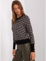 Jumper AT SW 2342.46P černý a béžový