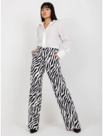 Dámské kalhoty LK SP 509046 1.23P černobíle - FPrice