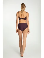 Tmavě švestkový jednoduchý maxi spodní díl - Julimex
