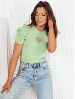 Dámská halenka LERRIS světle zelená FashionStreet RY2516