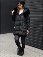 Dámská prošívaná zimní bunda FROSTYFIT s kapucí černá FashionStreet TY4675