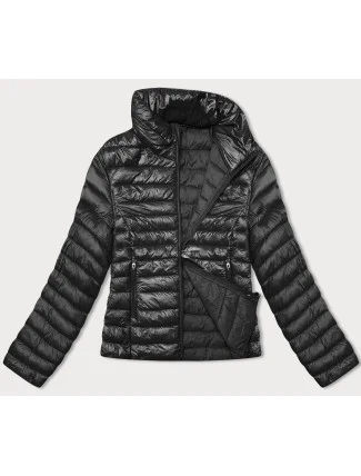 Černá dámská prošívaná bunda se stojáčkem J Style (16M9130-392) Černá dámská prošívaná bunda se stojáčkem J Style (16M9130-392)