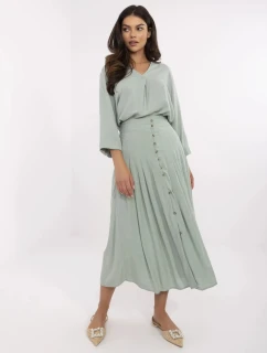 Sukně D73761M50187B pistácie