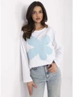 MI BZ halenka M6169.03 bílo-modrá