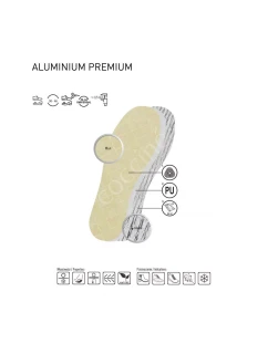 Coccine Aluminium Premium Warm Thermal insulation Insoles