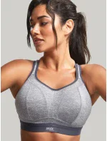 Sportovní podprsenka 7341B Non Wired Bra charcoal marl šedá - Panache Sportovní podprsenka 7341B Non Wired Bra charcoal marl šedá - Panache