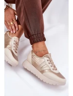 Dámské Sportovní Boty Na Platformě Vinceza 58510 Zlaté