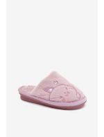 Dětské pantofle s fialovým kožíškem Norene Dětské pantofle s fialovým kožíškem Norene