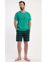 Pánské pyžamo šortky Tetris