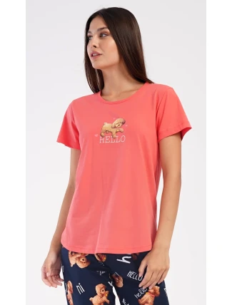 Dámské pyžamo kapri Dominika Dámské pyžamo kapri Dominika