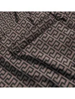 Černo-hnědá oboustranná dámská zimní bunda (mhm-w556) Černo-hnědá oboustranná dámská zimní bunda (mhm-w556)