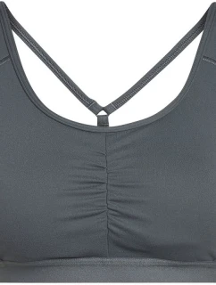 Dámská sportovní podprsenka adidas Coreessentials Medium-Support šedá HD7686