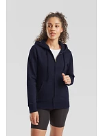 Fruit of the Loom Premium Lady-Fit Hooded Jacket Dámská mikina s kapucí 16.2118 deep navy Fruit of the Loom Premium Lady-Fit Hooded Jacket Dámská mikina s kapucí 16.2118 deep navy