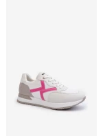 Dámské tenisky na platformě INBLU IN000362 Bílé