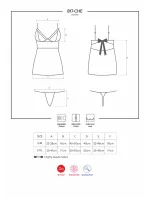 Košilka 817-CHE chemise - Obsessive Košilka 817-CHE chemise - Obsessive