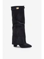 Kozačky na podpatku model 199977 Step in style Kozačky na podpatku model 199977 Step in style