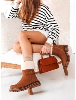 Dámské zateplené velbloudí boty FashionStreet ZY1226 Dámské zateplené velbloudí boty FashionStreet ZY1226