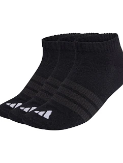 Ponožky adidas Thin & Light Essentials Low Cut 3p černé KC9628