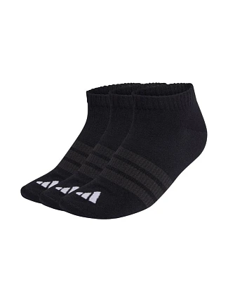 Ponožky adidas Thin & Light Essentials Low Cut 3p černé KC9628