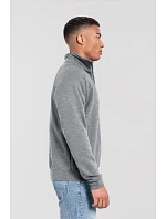 Fruit of the Loom Iconic Premium Zip Neck Sweat Těžká mikina s 1/4 zipem 16.2288 athletic heather
