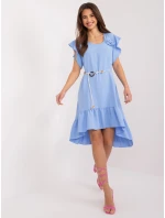 DHJ SK 8921 šaty.98 světle modrá