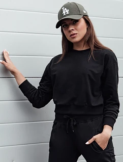 Dámská klasická mikina CASUALVIBE černá FashionStreet BY1298