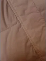 Tmavě béžová dámská sportovní bunda (3096)