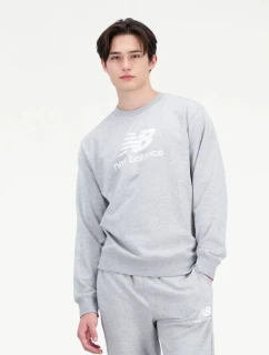 Mikina New Balance ESSENTIALS STACKED LOGO FRENC AG M MT31538AG pánské