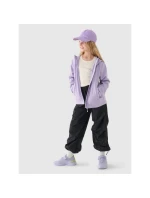 Dívčí softshellová větruodolná bunda 4F Junior 4FJWAW24TSOFF261-51S s membránou neodry 5000