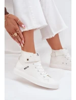 Zateplené Kožené Tenisky BIG STAR V274541FW Bílé