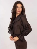 Košile IT KS 28883.80 tmavě hnědá Košile IT KS 28883.80 tmavě hnědá