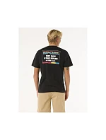 Tričko RIP CURL Surf Revival Ding Repair Tee, černé